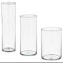 Decorative Vase and Bottle Bundle - Enamel Jug, Glass Cylinders and Mini Milk Bottles Image 4