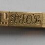Vintage Aesthetic Tie Clip Gold English 9CT Front & Back Hallmarked Signed - 6,9g Image 7