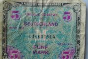 German 5 Mark Banknote