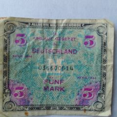 German 5 Mark Banknote