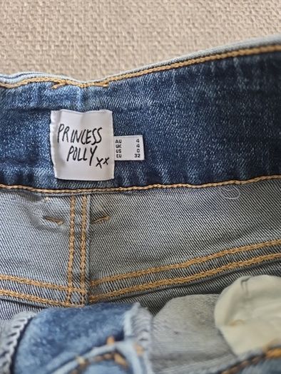 Princess Polly denim skirt as new uk 4