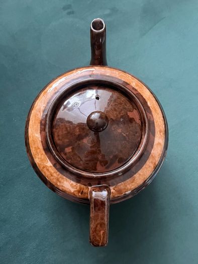 Large vintage retro teapot