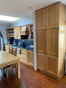 Solid wood kitchen and appliances