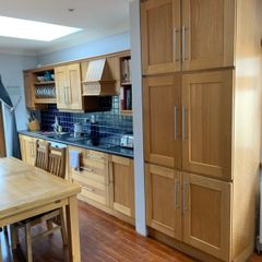 Solid wood kitchen and appliances