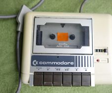 Vintage Commodore C64 Cassette Player, Recorder UNTESTED