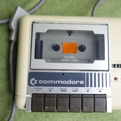 Vintage Commodore C64 Cassette Player, Recorder UNTESTED