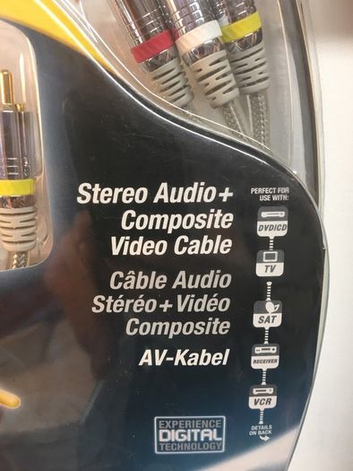Audio Video Cable RCA