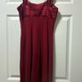 Burgundy evening dress Image 4