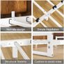 Metal Double Bed Frame with Underbed Storage and Steel Slat Support - Easy Assembly, Noise Free - 35.5cm High Image 3