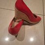 Ladies Shoes Size 40 Coral Wedges Image 2