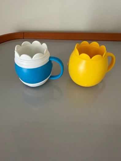 Pair of Mr Men children plastic cups