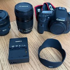 Canon EOS 7D with 2 lenses