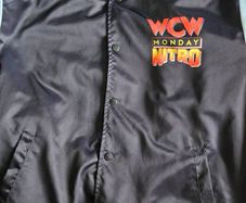 WCW wrestling Jacket signed by Eric Bischoff