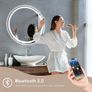 Round LED Bathroom Mirror Bluetooth 600 mm IP44 Image 4
