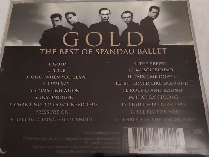Gold - The Best of Spandau Ballet Cd