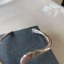 silver bangle Image 2
