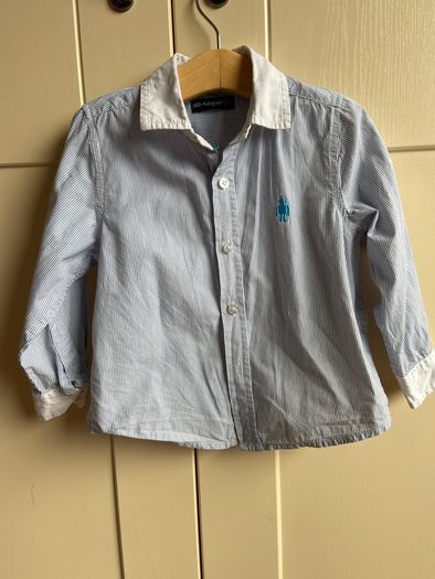 M&S Autography boy Long sleeve Winchester style shirt 18-24months