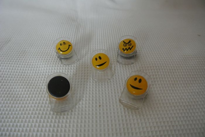 Funny Face Fridge Magnets (clips To Hold Lists Etc)