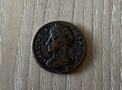 1675 Copper Farthing of Charles II
