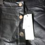 Sonder For Life Black Faux Leather  Skirt.   S.16  B.N.W.T Image 4