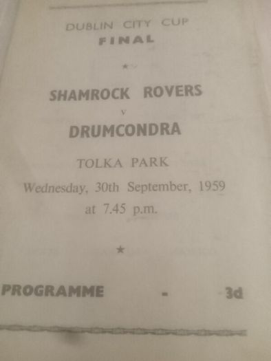 league of Ireland Programmes