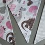 Dinosaur buntings . Blue and pink Image 3