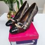 Rockin Reptile Brown Leather Heels Sz 40 (Fit 6.5 -7UK) - Rrp 189 Image 3