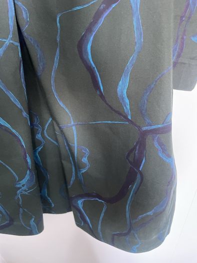 Cos Bottle Green and Blue Dress size