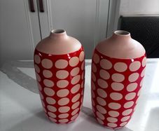 Beautiful bright ceramic vases from Dunelm
