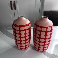 Beautiful bright ceramic vases from Dunelm