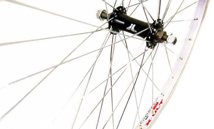Front Silver Alloy Rim Alloy Hub Nutted