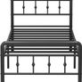 3ft Single Bed Frame with Victorian Headboard and Footboard Image 9
