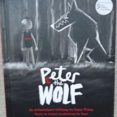 Hardback book, Peter and the Wolf, Gavin Friday.Book