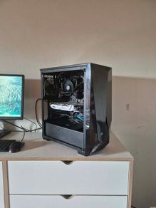 Gaming PC with Corsair keyboard and mouse