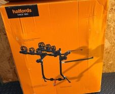 halfords 3 bike, bike rack