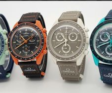 Set of Four Omega Moon Swatch