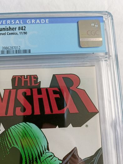 The Punisher Issue 42 CBCS / CGC 9.8 Certified Graded Comic Framed  DC Marvel