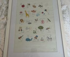 Framed Alphabet poster - ideal for Nursery