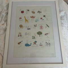 Framed Alphabet poster - ideal for Nursery