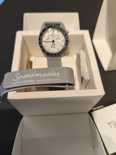 Omega + Swatch Speedmaster Moon watch