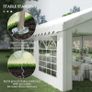 Heavy Duty Party Gzebo Party Marquee 6 x 4m Water Resistant Image 4