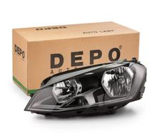 ABAKUS Halogen Passenger side / Left side Headlight for VW Golf MK7