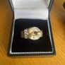 9ct gold mens buckle ring Image 2