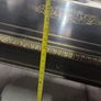 A 19th Century French Ebonised and Brass inlay and Metal Mounted Table with Drawer Image 6