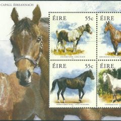 2011 Ireland Irish Horse Commemorative Stamps Miniature Sheet Mint Never Hinged (MNH)