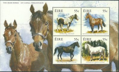 2011 Ireland Irish Horse Commemorative Stamps Miniature Sheet Mint Never Hinged (MNH)