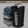 Large Collapsible Washing Laundry Basket Bag Image 4