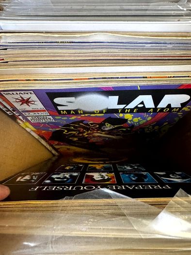 Valiant Long Comic Box w 270 comics for Sale