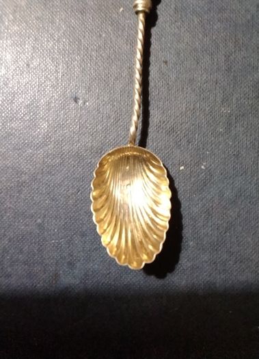 Silver Hallmarked  Shell Spoon