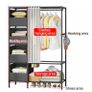 New Metal Clothes Rail with Storage Shelves Image 4